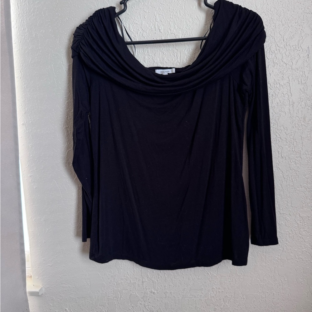 Maurices Black Off The Shoulder Blouse